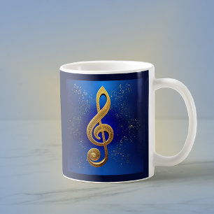 Caneca De Café G-Clef