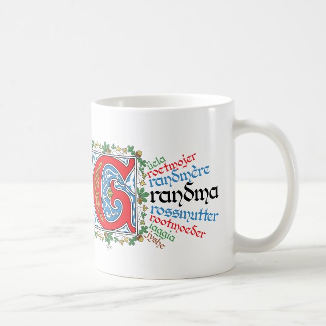 Caneca De Café G é para a avó Mug (Direita)