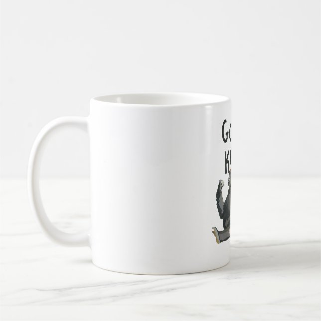 Caneca De Café G é para Gorilla Keeper (Esquerda)