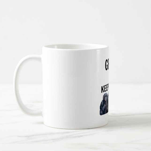 Caneca De Café G é para o Excelente Ape Keeper (Esquerda)