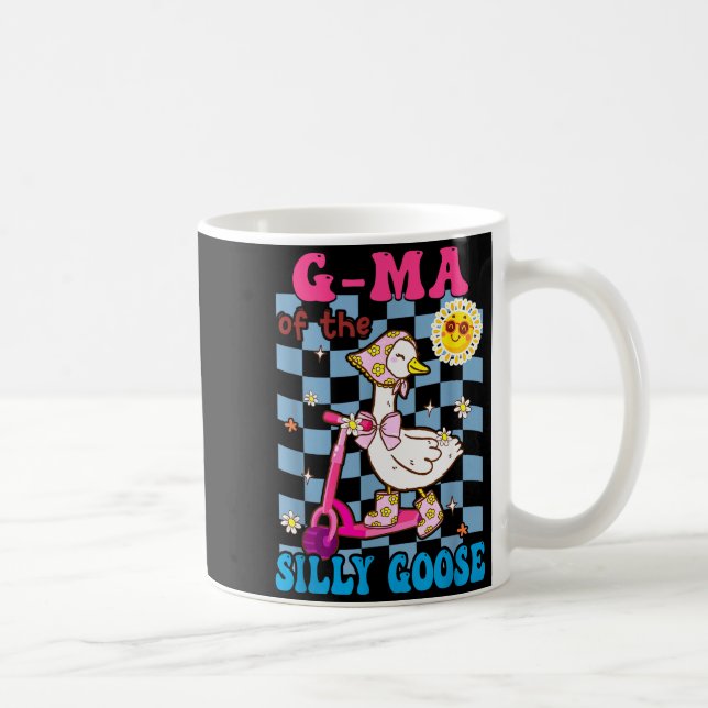 Caneca De Café G Ma Of The Silly Goose First Birthday Family Matc (Direita)