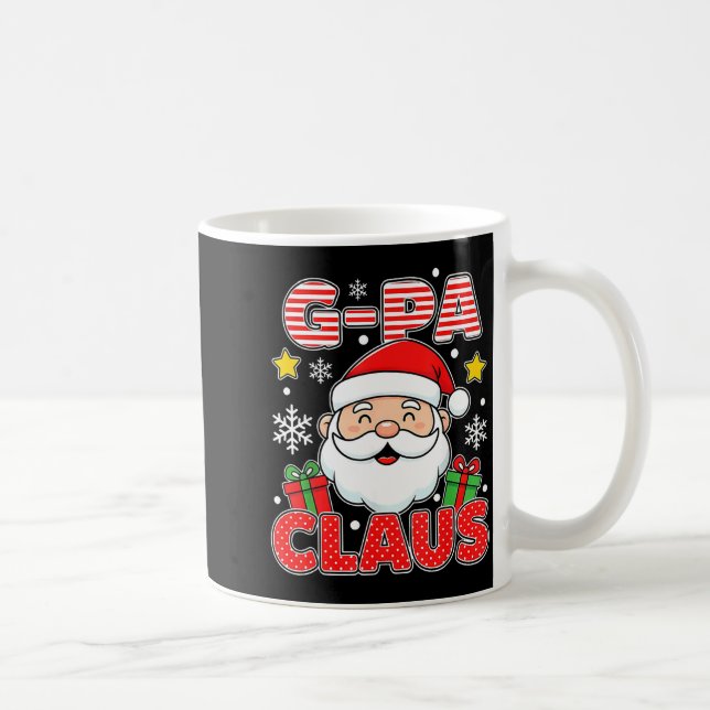 Caneca De Café G-pa Claus Shirt Group Matching Family Christmas  (Direita)