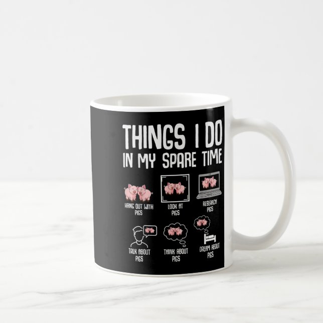 Caneca De Café G Things I Do In My Spare Time Women Kids  (Direita)