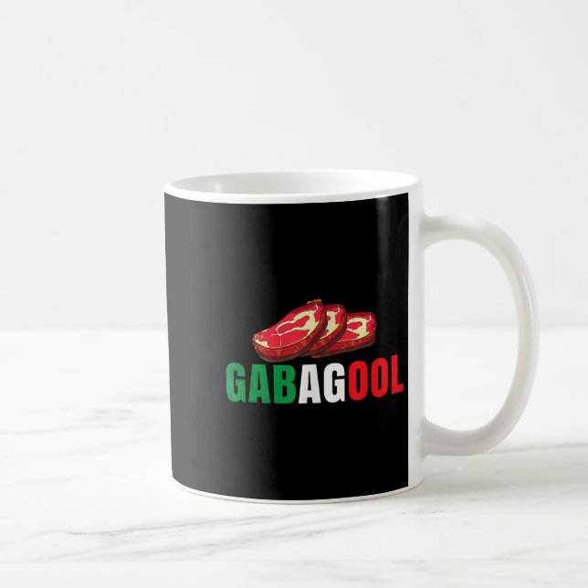 Caneca De Café Gabagool Cacola Meat New Jersey Italian Pride Gift (Direita)
