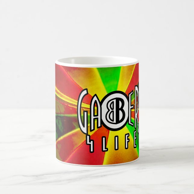 Caneca De Café gabber4life laser mokken (Centro)