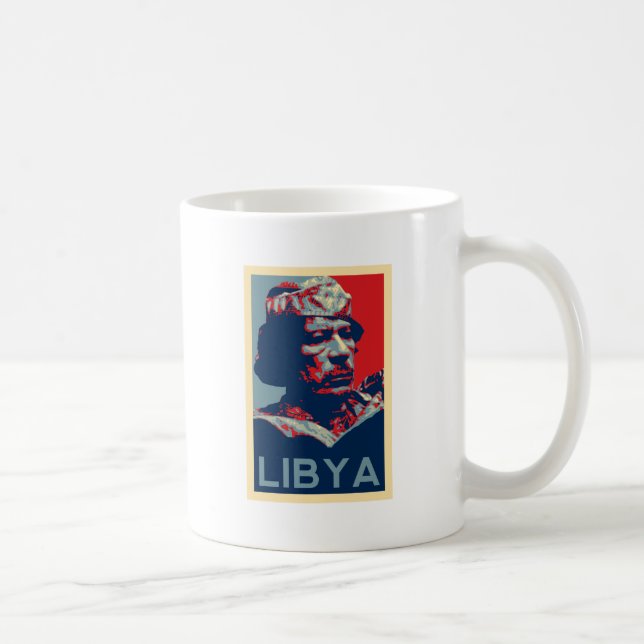 Caneca De Café Gaddafi - Líbia (Direita)