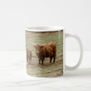 Caneca De Café Gado 9Y316D-051 das montanhas