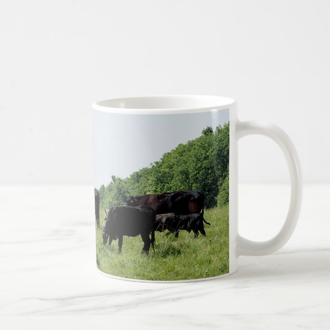 Caneca De Café Gado Angus preto (Direita)