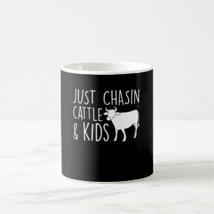 Caneca De Café Gado do miúdo do gado de Chasin do pai do