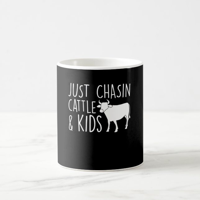 Caneca De Café Gado do miúdo do gado de Chasin do pai do (Centro)