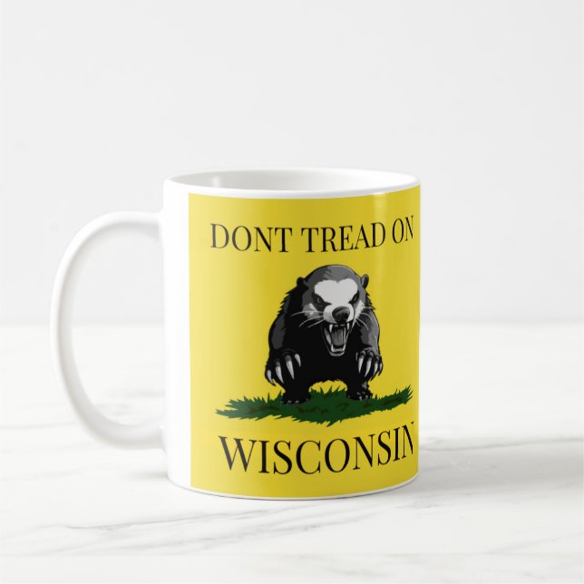 Caneca De Café Gadsden Badger (Esquerda)