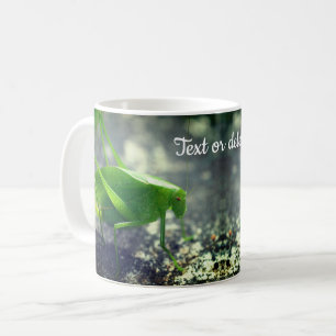 Caneca De Café Gafanhoto Katydid Personalizado