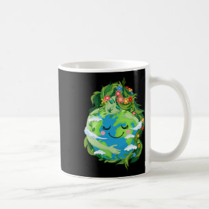 Caneca De Café Gaia, uma mãe verde e bonita salva nosso planeta T