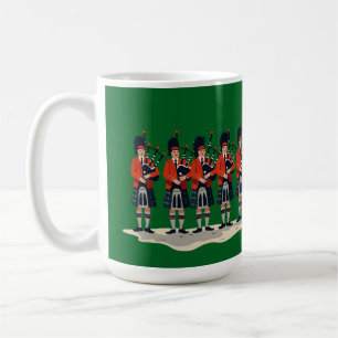 Caneca De Café Gaitistas de Cornamusa Celebrativos Escoceses