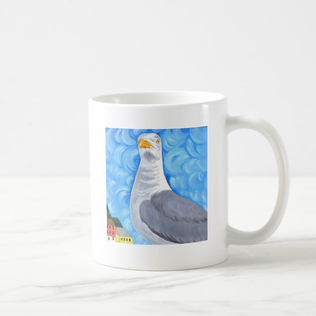 Caneca De Café Gaivota orgulhosa (Direita)