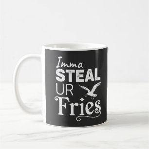 Caneca De Café Gaivota Roubadora de Batata Frita