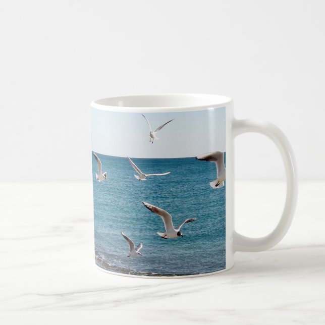 Caneca De Café Gaivotas (Direita)