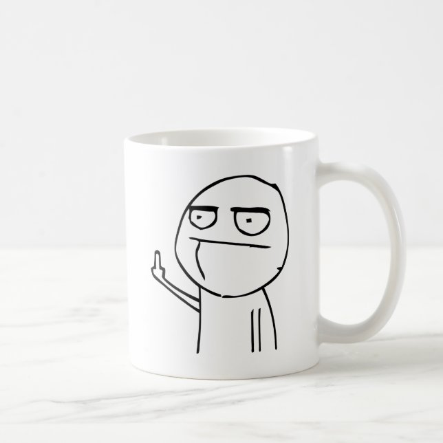 Caneca De Café Gajo de F U (Direita)