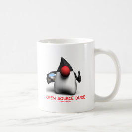 Caneca De Café Gajo de Open Source (duque do programador de