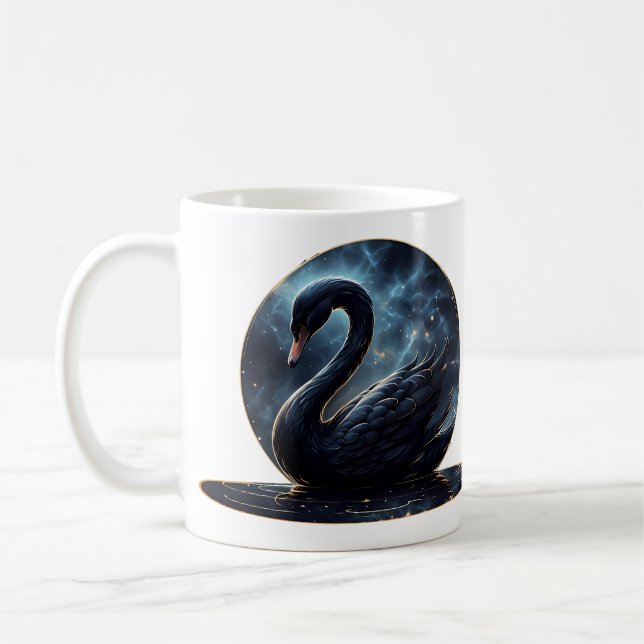 Caneca De Café Galáctica Grace: O Cisne Negro. (Esquerda)