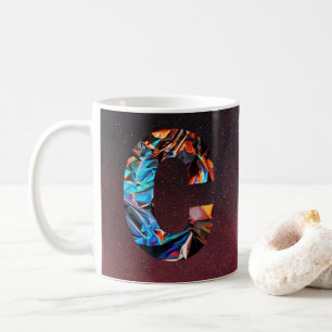 Caneca De Café Galáctico Prisma C Inicial