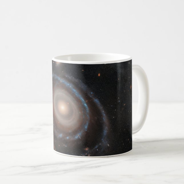 Caneca De Café Galáxia Bullseye do Telescópio Espacial Hubble (Frente Esquerda)