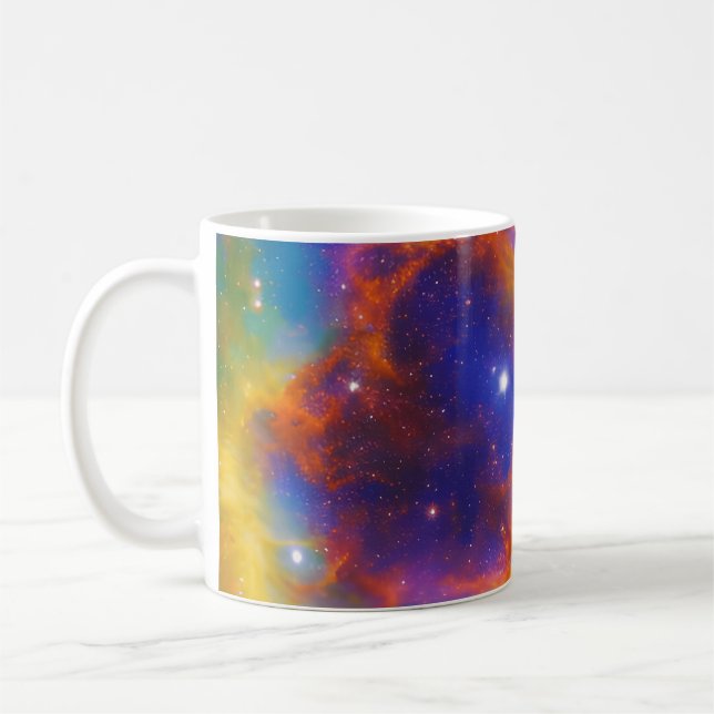 Caneca De Café Galáxia de Estrelas Cósmicas (Esquerda)