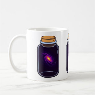 Caneca De Café Galáxia em Amantes Espaciais do Jar Universe Glas