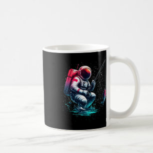 Caneca De Café Galáxia Espacial da Lua do Astronauta Camisa Camis
