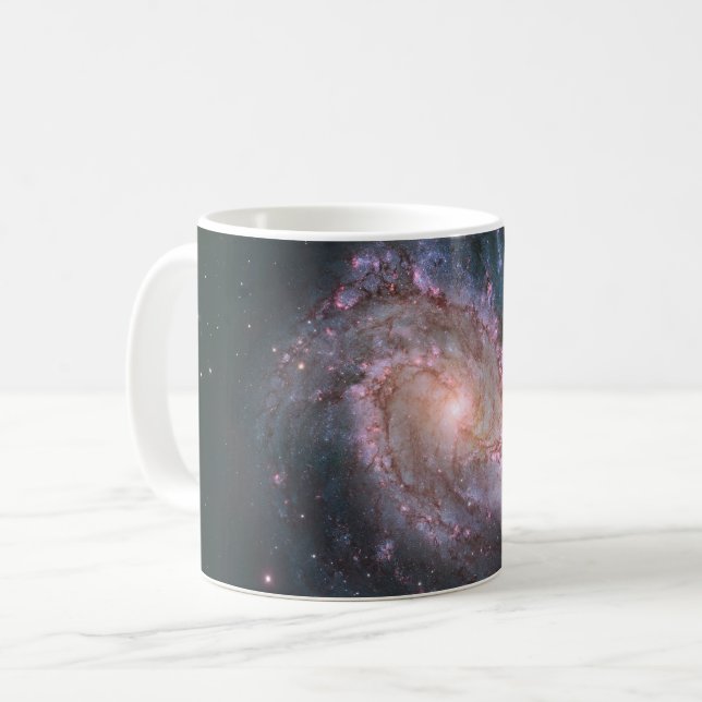 Caneca De Café Galáxia Espiral Barred Messier 83. 2 (Frente Esquerda)