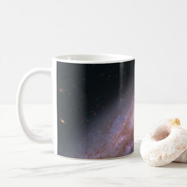 Caneca De Café Galáxia Espiral Ngc 3972. (Com Donut)