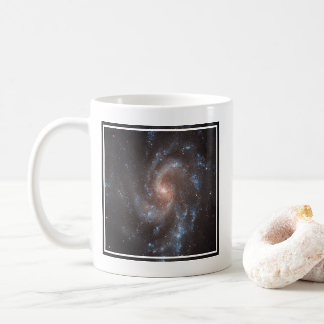 Caneca De Café Galáxia Espiral Ngc 5584 (Com Donut)