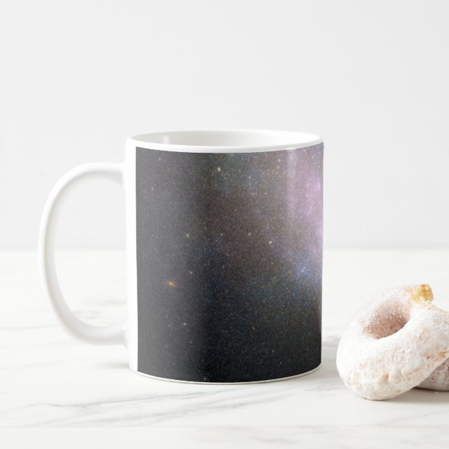 Caneca De Café Galáxia Irregular Ngc 4485 (Com Donut)