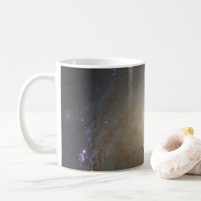 Caneca De Café Galáxia Lenticular Barred Ngc 3368 (Com Donut)