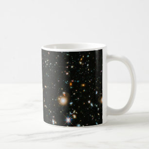 Caneca De Café Galáxias de campo ultraprofundo do Hubble da NASA