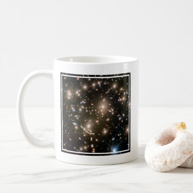 Caneca De Café Galaxy Cluster Abell 370 (Com Donut)