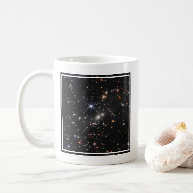 Caneca De Café Galaxy Cluster Smacs 0723. (Com Donut)