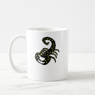 Caneca De Café Galaxy Crab Zodiac Mug – Cosmic Cancer Silhouette 