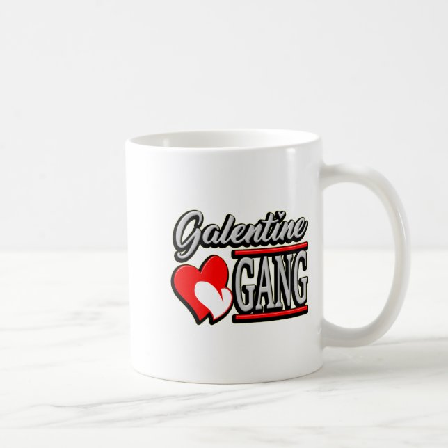 Caneca De Café Galentine Gang Funny Valentines Day With The Gir  (Direita)