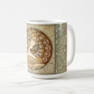 Caneca De Café Galeria Alphonse Mucha IvyHD