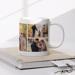 Caneca De Café Galeria de 4 Mug personalizadas de café fotográf