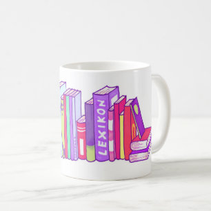 Caneca De Café Galeria de Livros