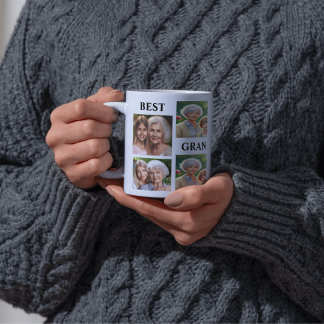 Caneca De Café Galeria Personalizada de Sete Imagens com Mug de T