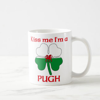 Caneca De Café Galês personalizado beija-me que eu sou Pugh