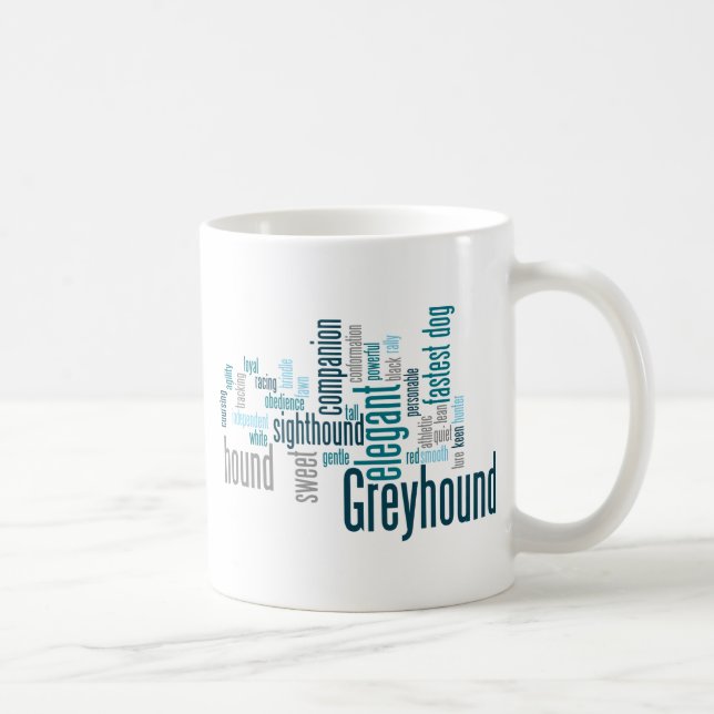 Caneca De Café Galgo (Direita)
