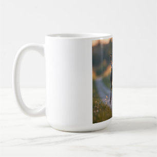 Caneca De Café Galgo Elegante De Café De Raça Italiana