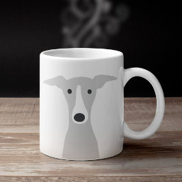 Caneca De Café Galgo Grego, Galgo Grego italiano ou Cão Beijo