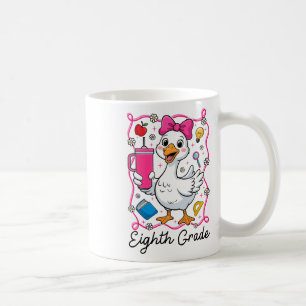 Caneca De Café Galinha Boba Coquete Menina da 8ª Série 1º Dia De