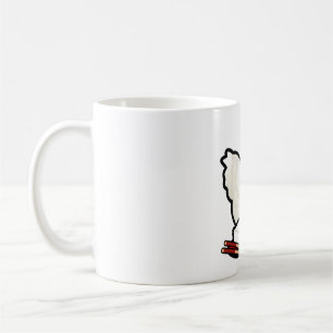 Caneca De Café Galinha Branca de Chubby Personalizada