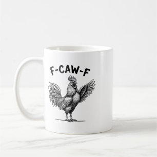Caneca De Café Galinha C-có-có Galo, Atitude Alta do Quintal